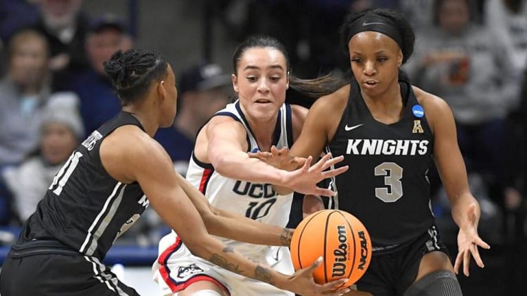 WBB: Huskies survive Storrs slugfest, move to Bridgeport’s Sweet 16